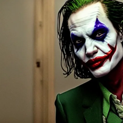 Image similar to Angelina Jolie as The Joker