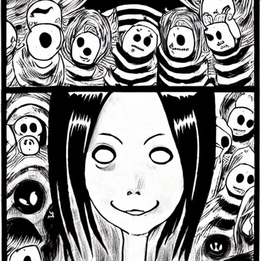 Image similar to junji ito manga