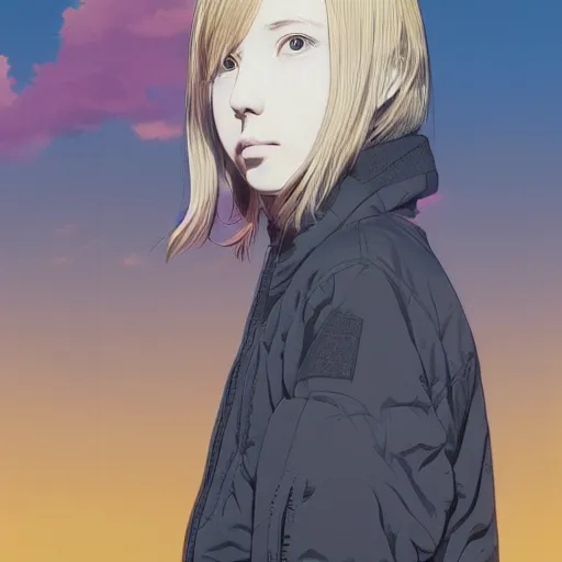 Image similar to a portrait of porter robinson blonde by inio asano, beeple and james jean, aya takano color style, 4 k, super detailed, harmony