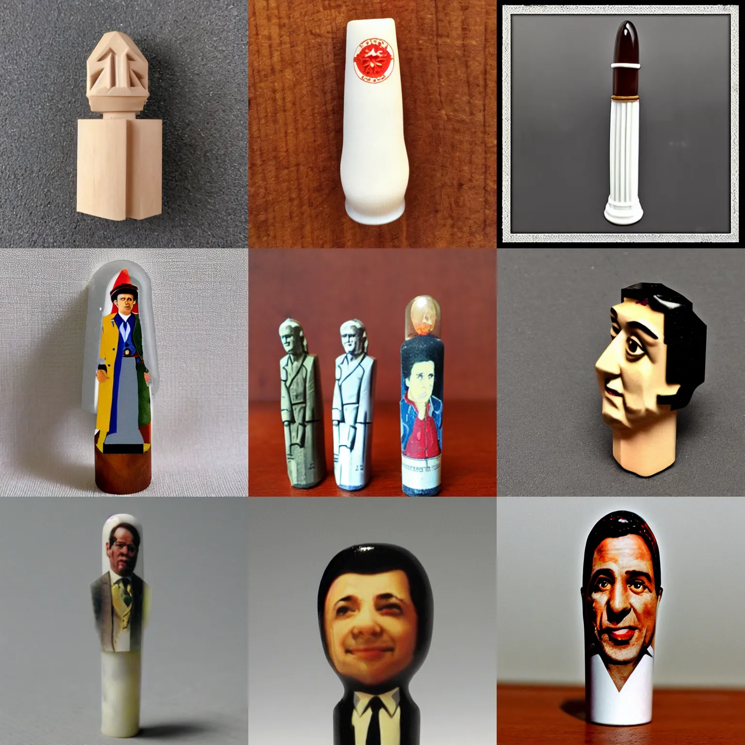 Prompt: Michael rosin pez dispenser