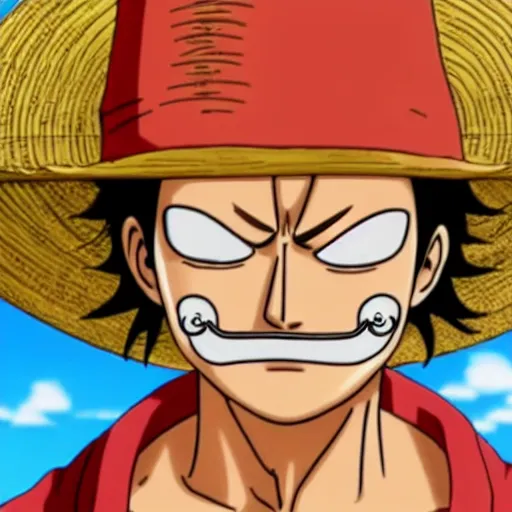 Image similar to luffy with mustache