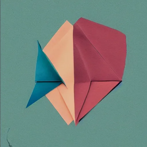 Prompt: samurai folding origami, abstract concept, pastel art, naturalistic vibes and colors, trending on pinterest