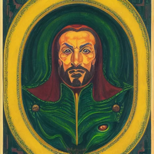 Image similar to portrait of ahriman