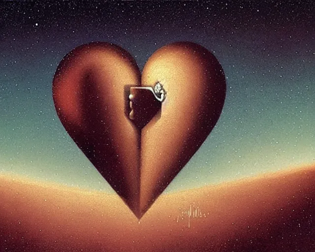 Prompt: abstraction of love in the cosmos, a simple vector pop surrealism, by ( leonardo da vinci ) and greg rutkowski and rafal olbinski