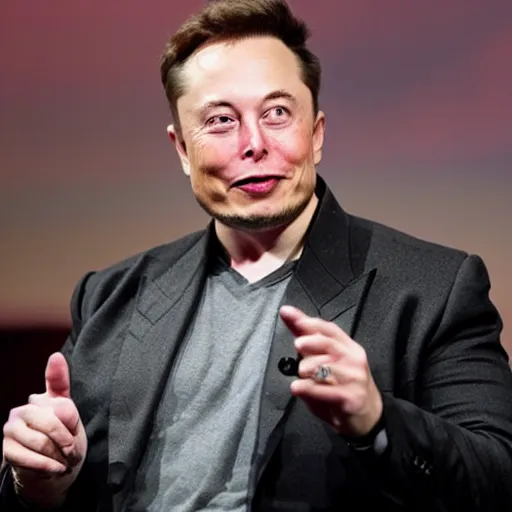 Image similar to Elon Musk swings a yo-yo