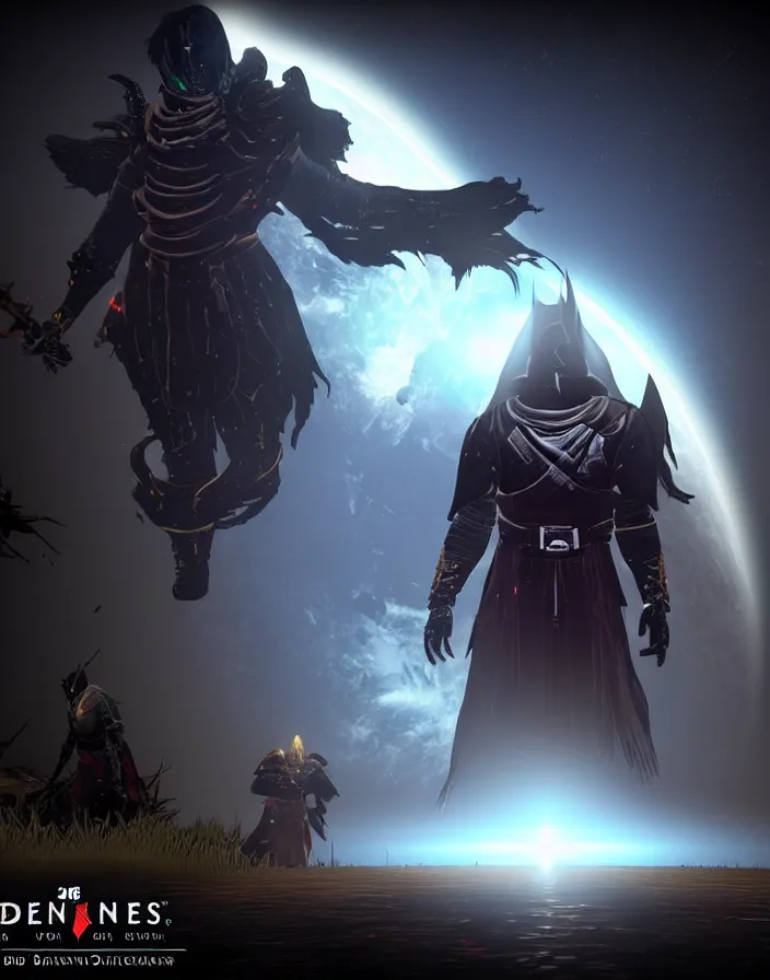 Image similar to god of darkness in destiny by bungie