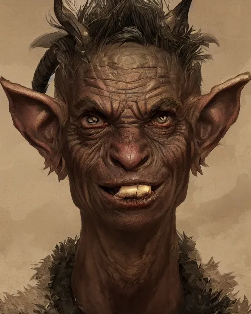 Prompt: A goblin merchant selling treasuries, highly detailed face, close-up, fantasy art, goblin art, in the style of greg rutkowski, illustration, epic, fantasy, intricate, hyper detailed, artstation, concept art, smooth, sharp focus, ray tracing