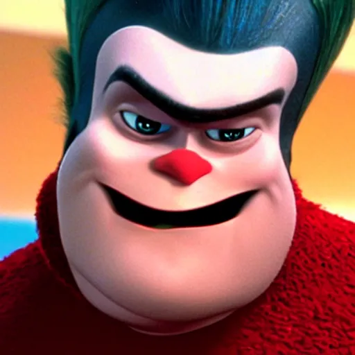 Image similar to syndrome from the incredibles in rudolph the red nosed reindeer