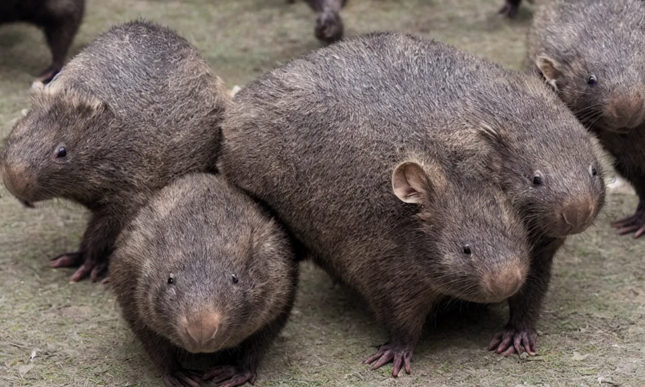 Prompt: transfer mutant ninja wombats