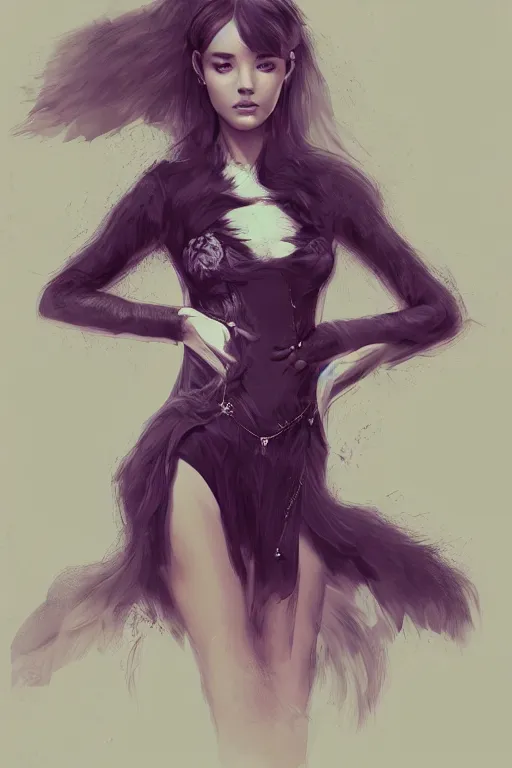 Image similar to furry female, fashion photography, full body character concept art, costume design, illustration, symmetrical face and body, single face, cinematic color grading, editorial photo, fashion, hyperrealism, trending on artstation, Charlie Bowater, WLOP, detailed, intricate, elegant, vfx, postprocessing