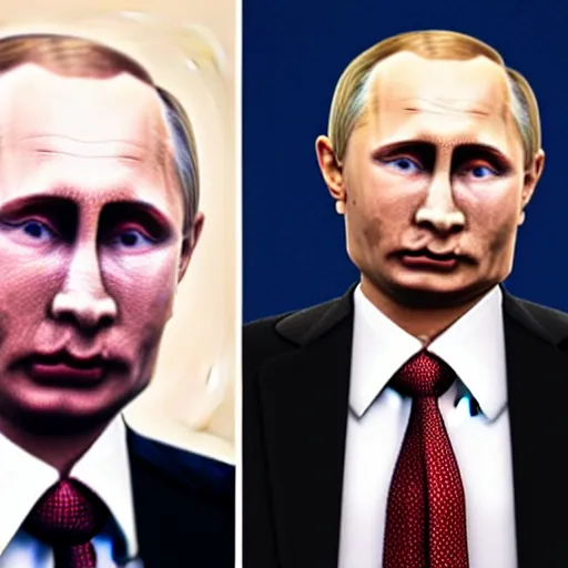 Prompt: a piece of shit That looks like putin