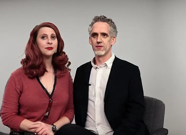 Image similar to photo still of woman!!!! jordan peterson!!!! dressed as a woman dressed as a woman, 8 k, studio lighting