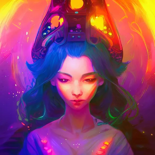 Image similar to skill magic deepdream radiating a glowing aura stuff loot legends stylized digital illustration video game icon artstation lois van baarle, ilya kuvshinov, rossdraws,