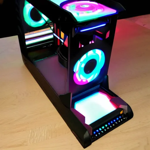 Image similar to gaming guillotine with rgb