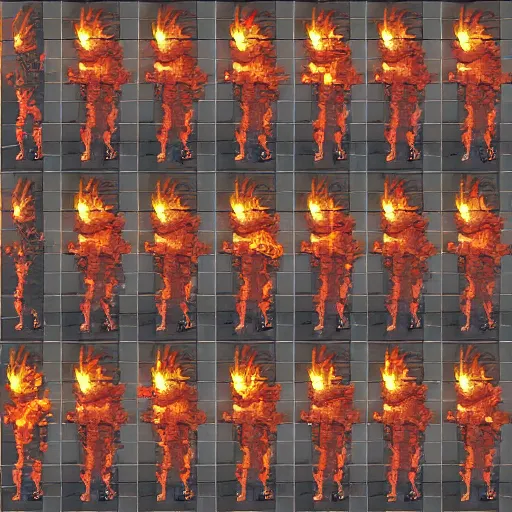 Image similar to fire sprite sheet