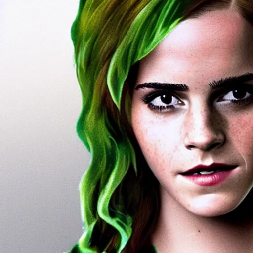 Prompt: Emma Watson as poison ivy