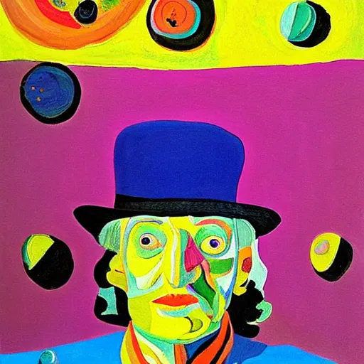 Image similar to a beautiful painting of a space battle with wild, bright colors. salvador dali by gwenda morgan, by david hockney casual, frightful