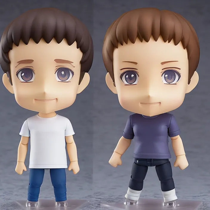 Image similar to Mark Zuckerberg, An anime nendoroid of Mark Zuckerberg, figurine, detailed product photo