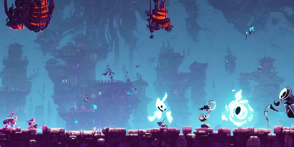 Ooh, Dead Cells has Hollow Knight things now