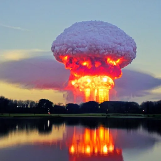 Image similar to a nuclear explosion in Washington DC