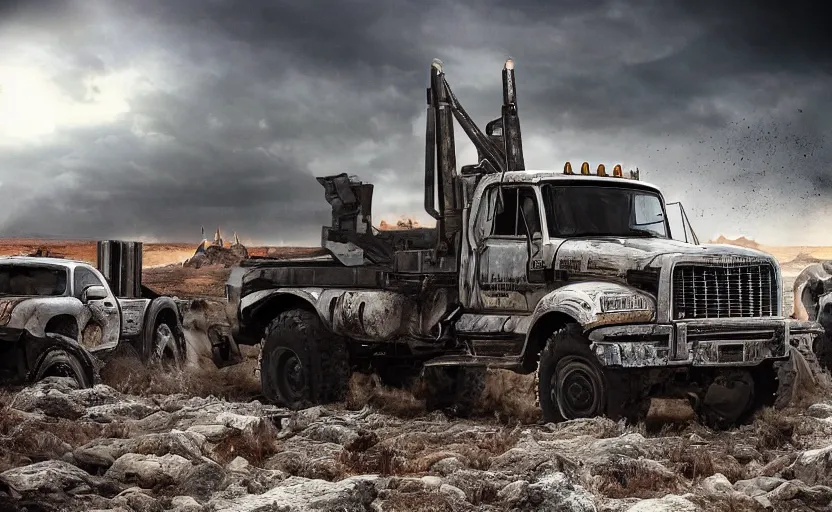 Image similar to hard truck apocalypse,