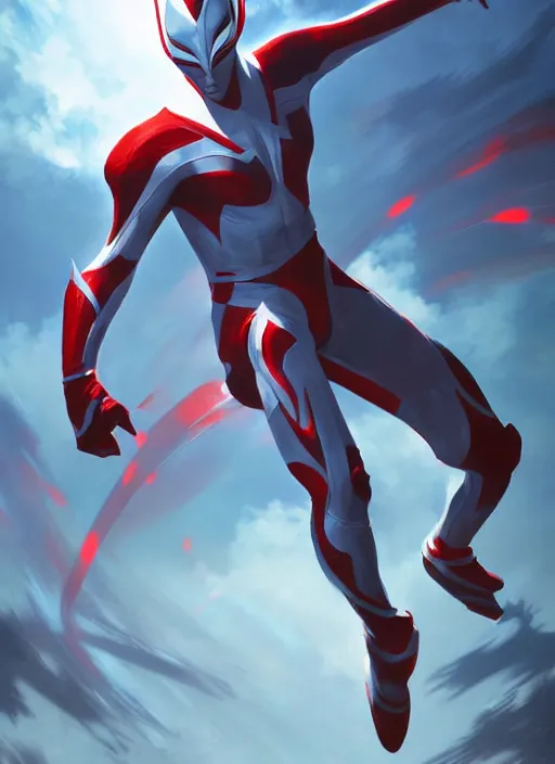 Prompt: epic ultraman dancing like kpop. highly detailed, digital painting, concept art, smooth, sharp focus, illustration, art by greg rutkowski