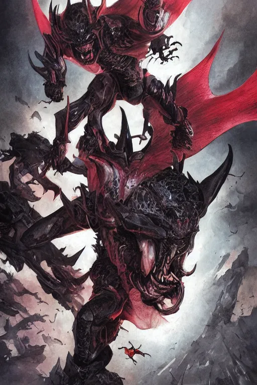 Image similar to bat out of hell by feng zhu