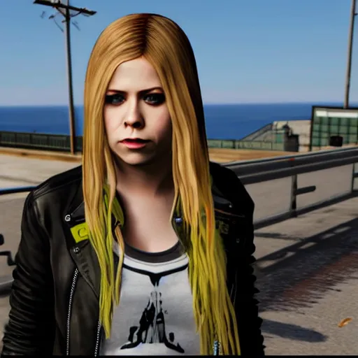 Image similar to Avril Lavigne in GTA 5