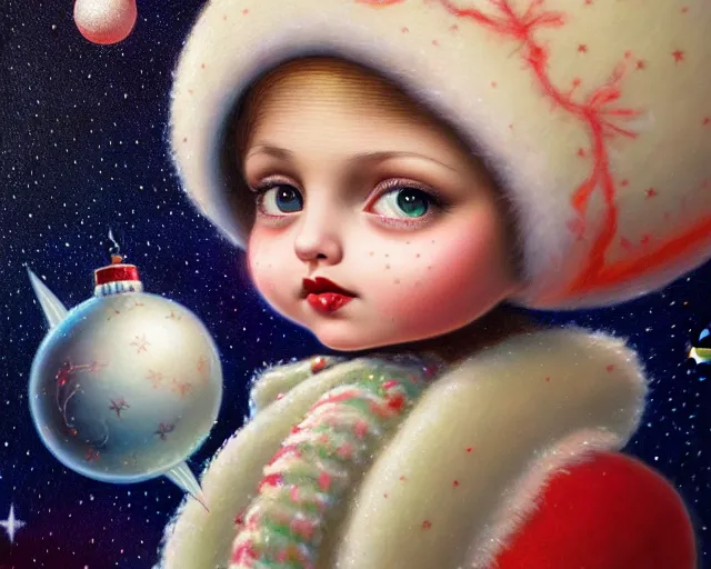 Image similar to closeup profile portrait of victorian space rockets, nicoletta ceccoli, mark ryden, lostfish, max fleischer, hyper realistic, artstation, illustration, digital paint, matte paint, vivid colors, bright, cheerful, detailed and intricate christmas environment