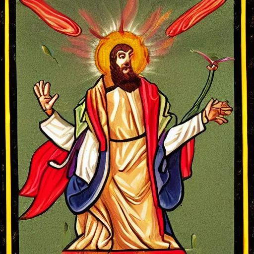 Image similar to god illustration