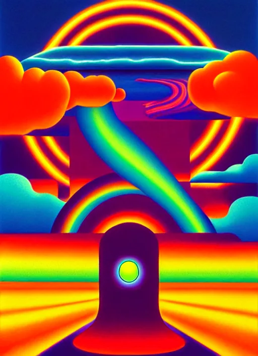 Prompt: apocalypse by shusei nagaoka, kaws, david rudnick, airbrush on canvas, pastell colours, cell shaded, 8 k,