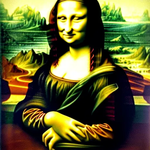 Prompt: The Mona Lisa by Salvador Dali