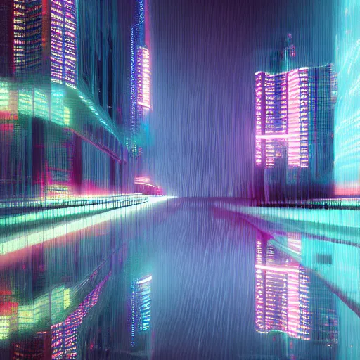 Image similar to futuristic city realism grafitti android utopia photorealism rain reflection cyber ,8k