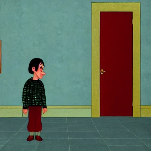 Prompt: the shining in pixar style