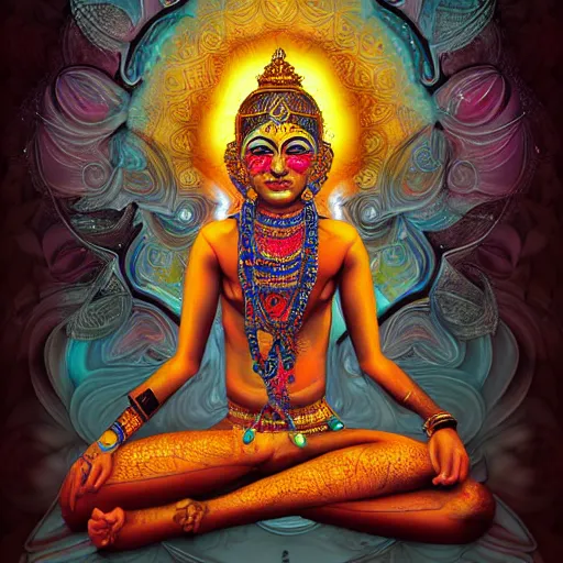 Prompt: The experience of Moksha, digital art, expressive, detailed, amazing