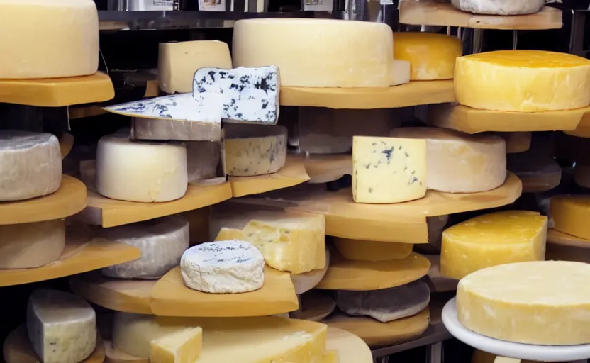 Prompt: world where everything is cheese