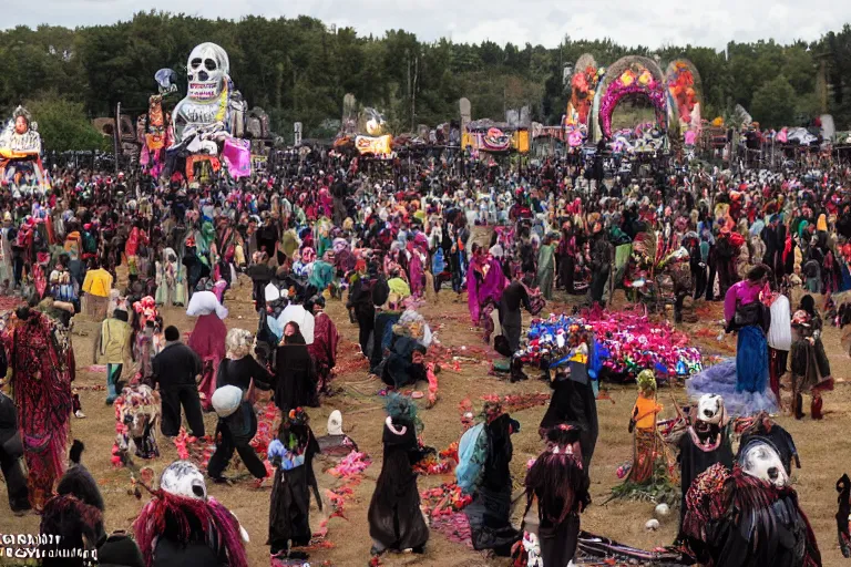 Prompt: festival of the dead