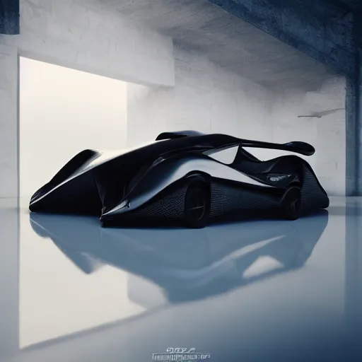 Image similar to khyzyl saleem car : medium size: 7, u, x, y, o medium size form panels: motherboard medium size forms : zaha hadid architecture big size forms: brutalist medium size forms: sci-fi futuristic setting: Ash Thorp car: ultra realistic phtotography, keyshot render, octane render, unreal engine 5 render , high oiled liquid glossy specularity reflections, ultra detailed, 4k, 8k, 16k: blade runner 2049 color colors : cinematic, high contrast: tilt shift: sharp focus