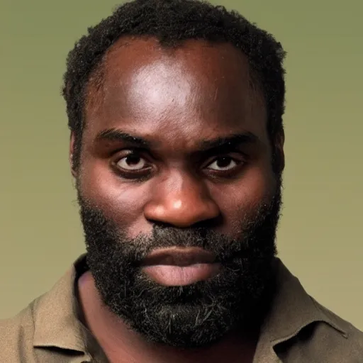 Prompt: the face of a person named tyreese hamfish