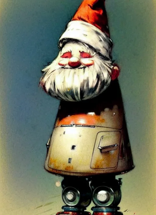 Image similar to ( ( ( ( ( 1 9 5 0 s robot knome very fat. muted colors. ) ) ) ) ) by jean - baptiste monge!!!!!!!!!!!!!!!!!!!!!!!!!!!!!!