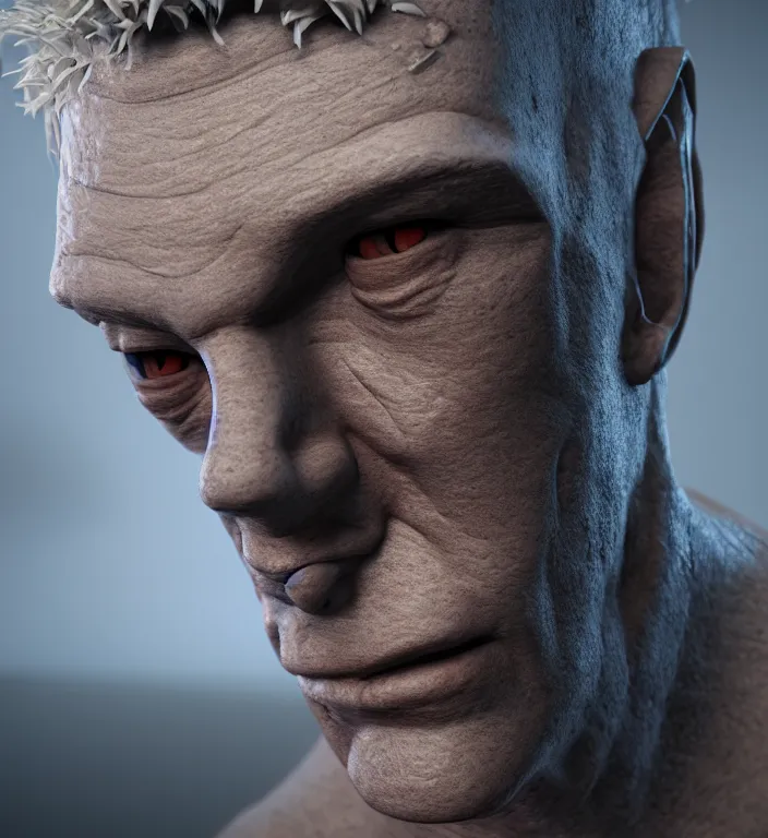 Image similar to sandman, photo realistic, ultra detailed, 8 k render, cgi, disintegrate, cinematic lighting, cinematic portrait