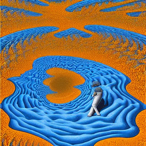 Image similar to strange fractal landscape by Rob Gonsalves