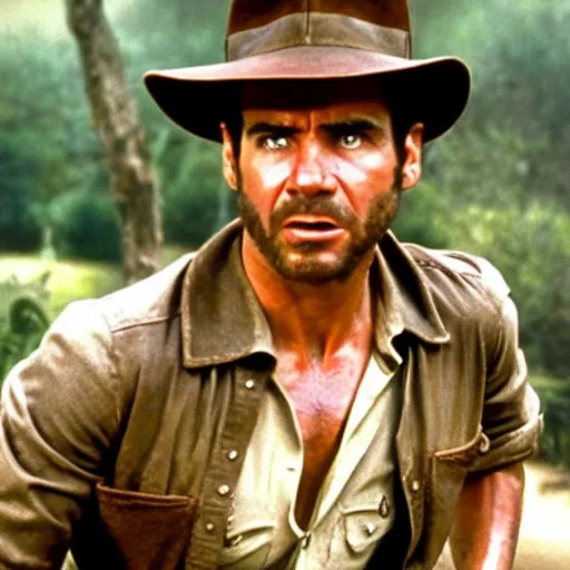 Image similar to still of xavi hernandez as indiana jones in indiana jones : raiders of the lost ark ( 1 9 8 1 )