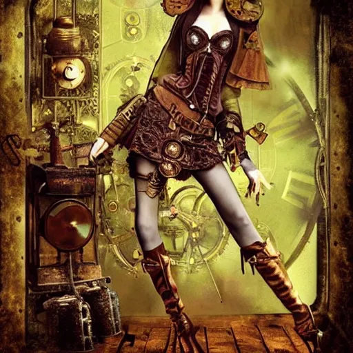 Prompt: Steampunk: Fantasy Art, Fashion, Fiction & The Movies (Gothic Dreams)