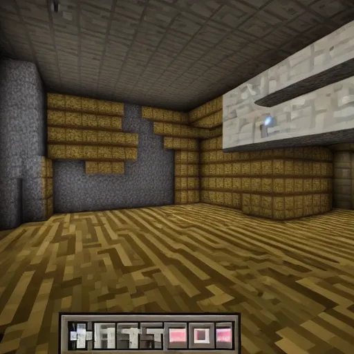 Half-Life 2 in minecraft, game footage, Stable Diffusion