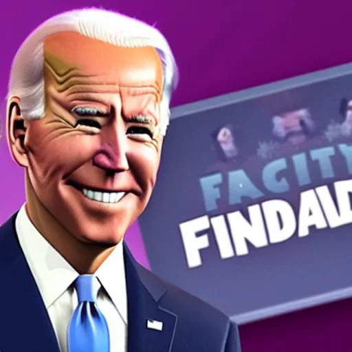 Prompt: Joe Biden as a character in the Fortnite Item Store