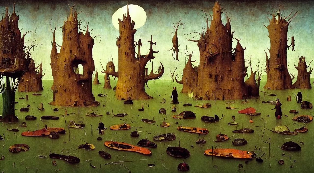 Prompt: single flooded simple!! fungus gourd tower anatomy, very coherent and colorful high contrast masterpiece by norman rockwell franz sedlacek hieronymus bosch dean ellis simon stalenhag rene magritte gediminas pranckevicius, dark shadows, sunny day, hard lighting