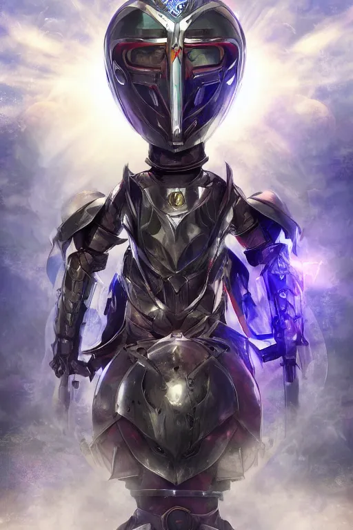 Image similar to helmet armor guardian destiny in witch queen illumination ray tracing hdr fanart arstation by sung choi robot ninja mask and eric pfeiffer and gabriel garza and casper konefal