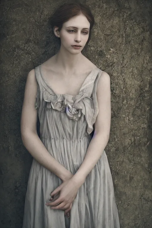 Prompt: portrait photography of a female by monia merlo.