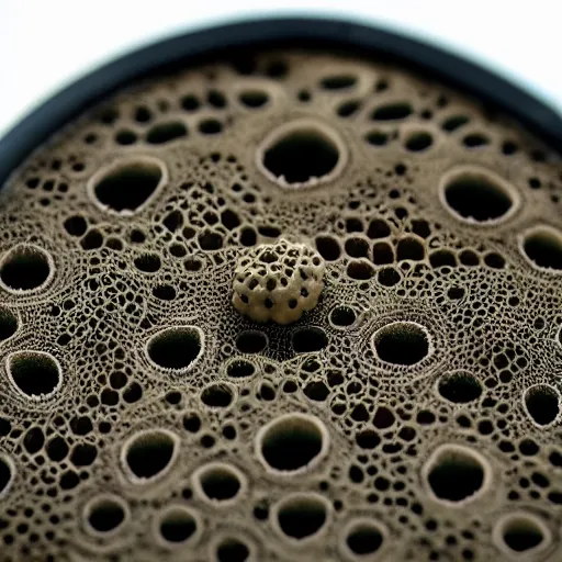 Prompt: organic trypophobia. detailed. intricate. visceral. bloody. 8K. high resolution. photorealistic W-1024 H-1024